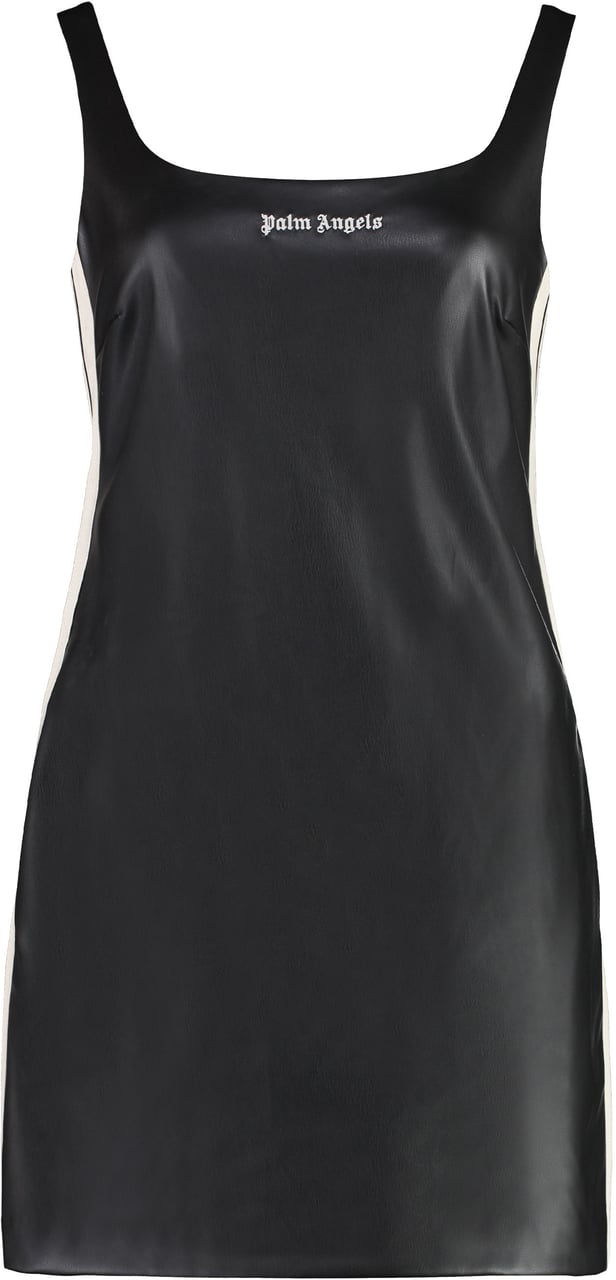 Palm Angels Vegan leather dress Zwart