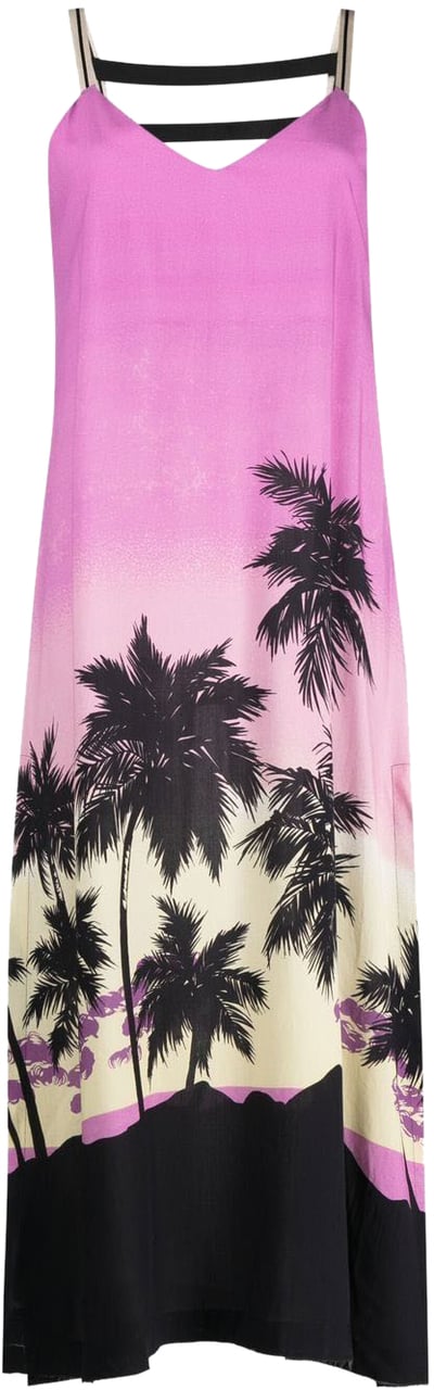 Palm Angels Dresses Purple Paars