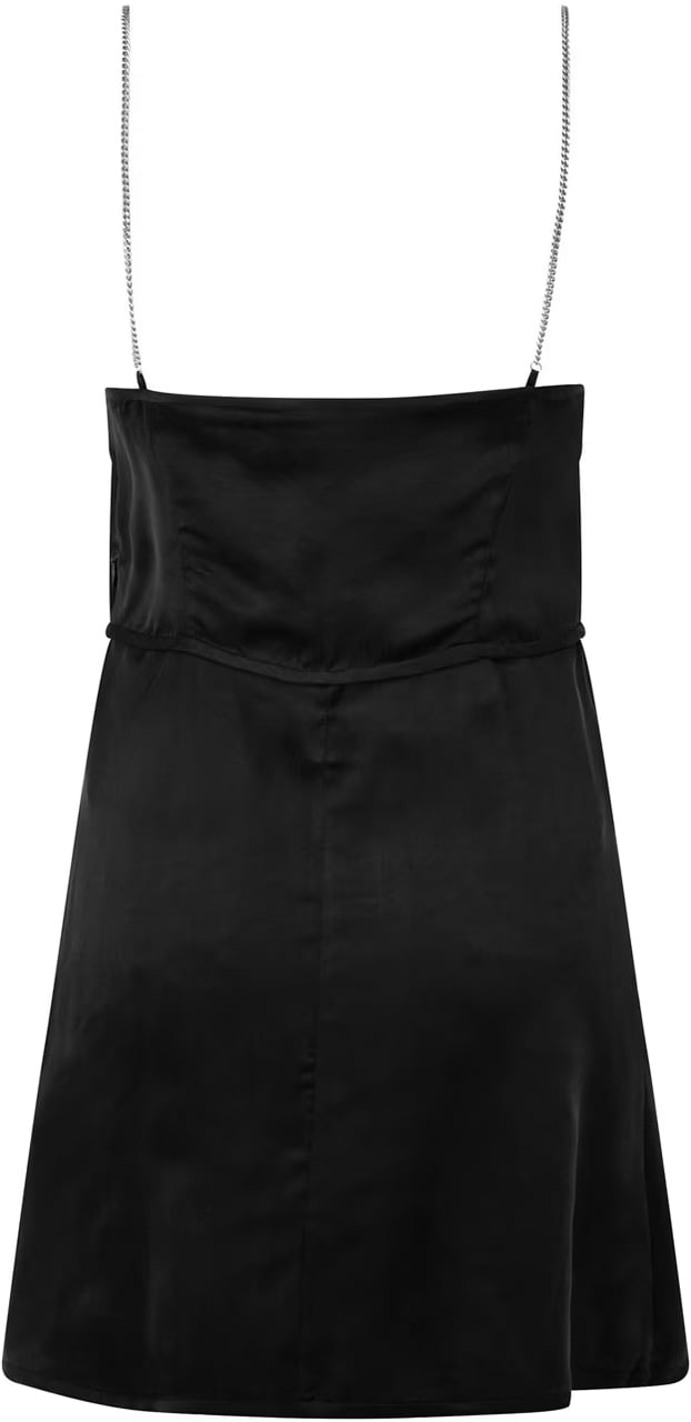 Palm Angels Metal Straps Slip Dress Grijs