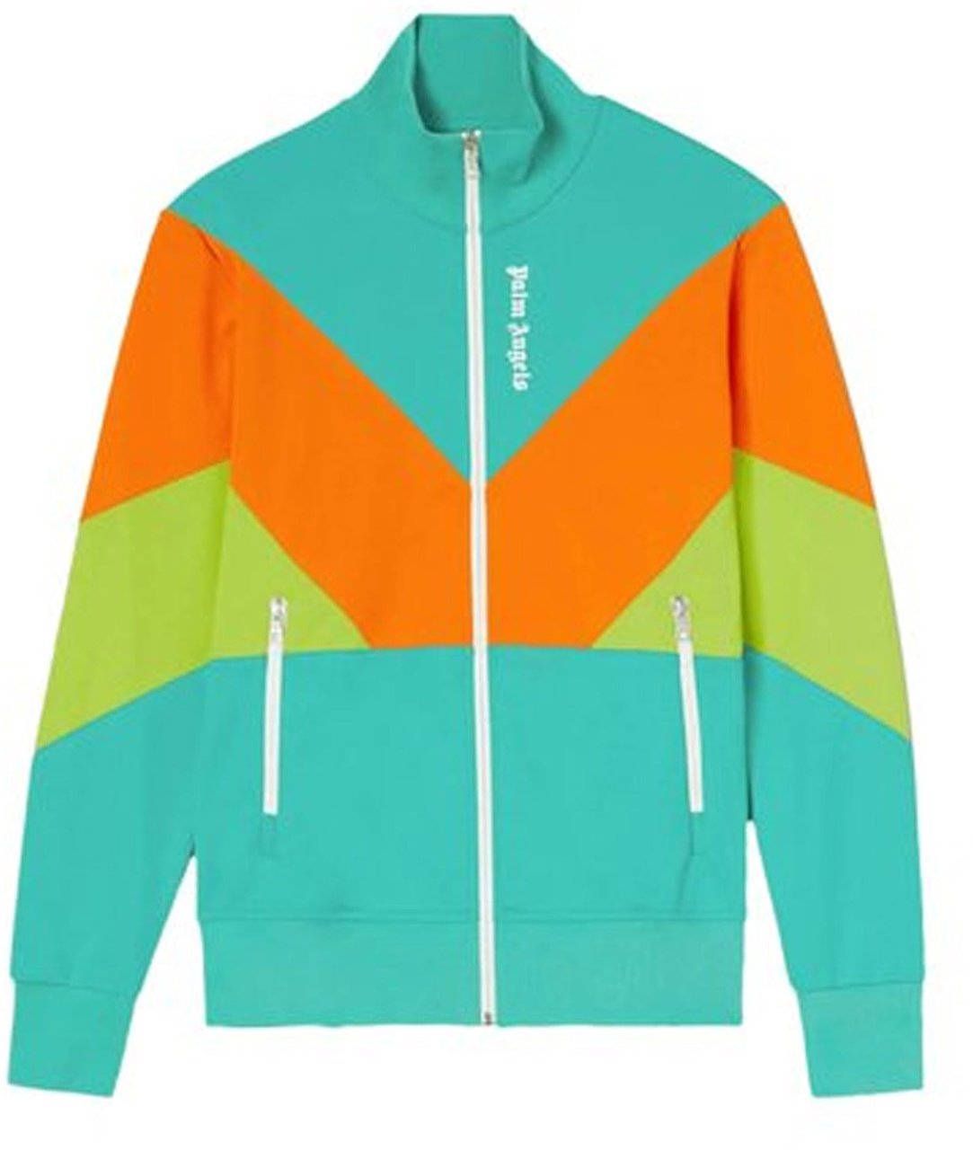 Palm Angels Palm Angels Colour-Block Bomber Groen