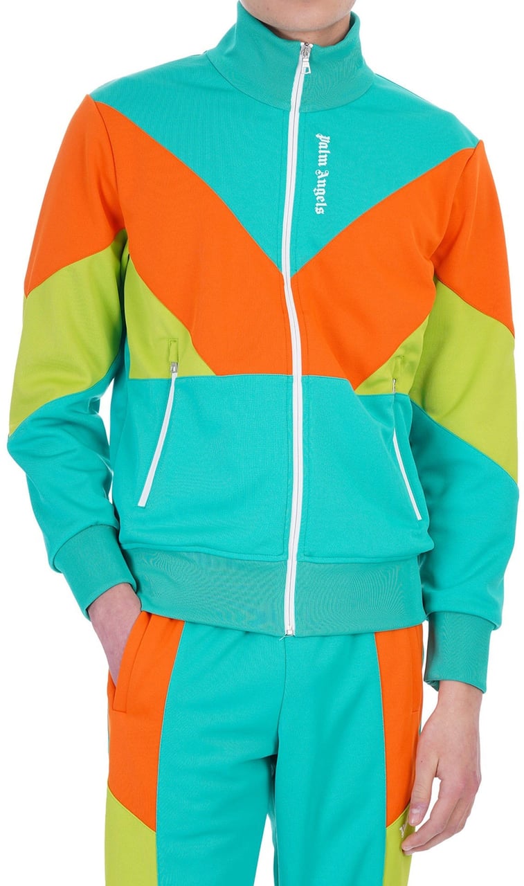 Palm Angels Palm Angels Colour-Block Bomber Groen
