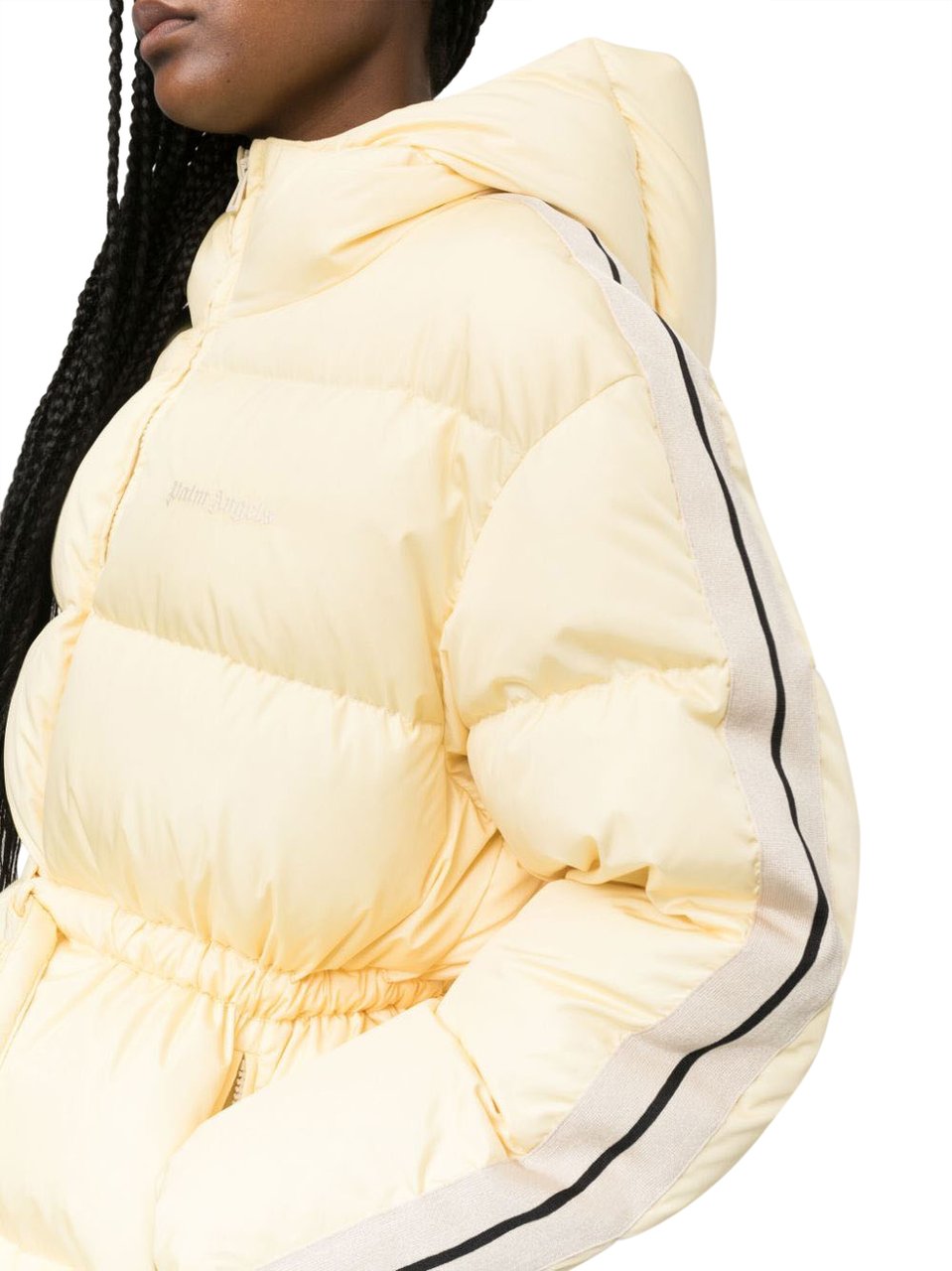 Palm Angels Coats Beige Beige