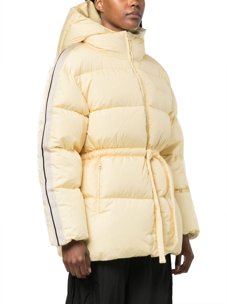 Palm Angels Coats Beige Beige