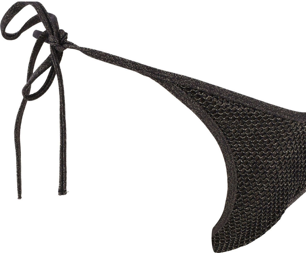Palm Angels Lurex bikini bottom Zwart