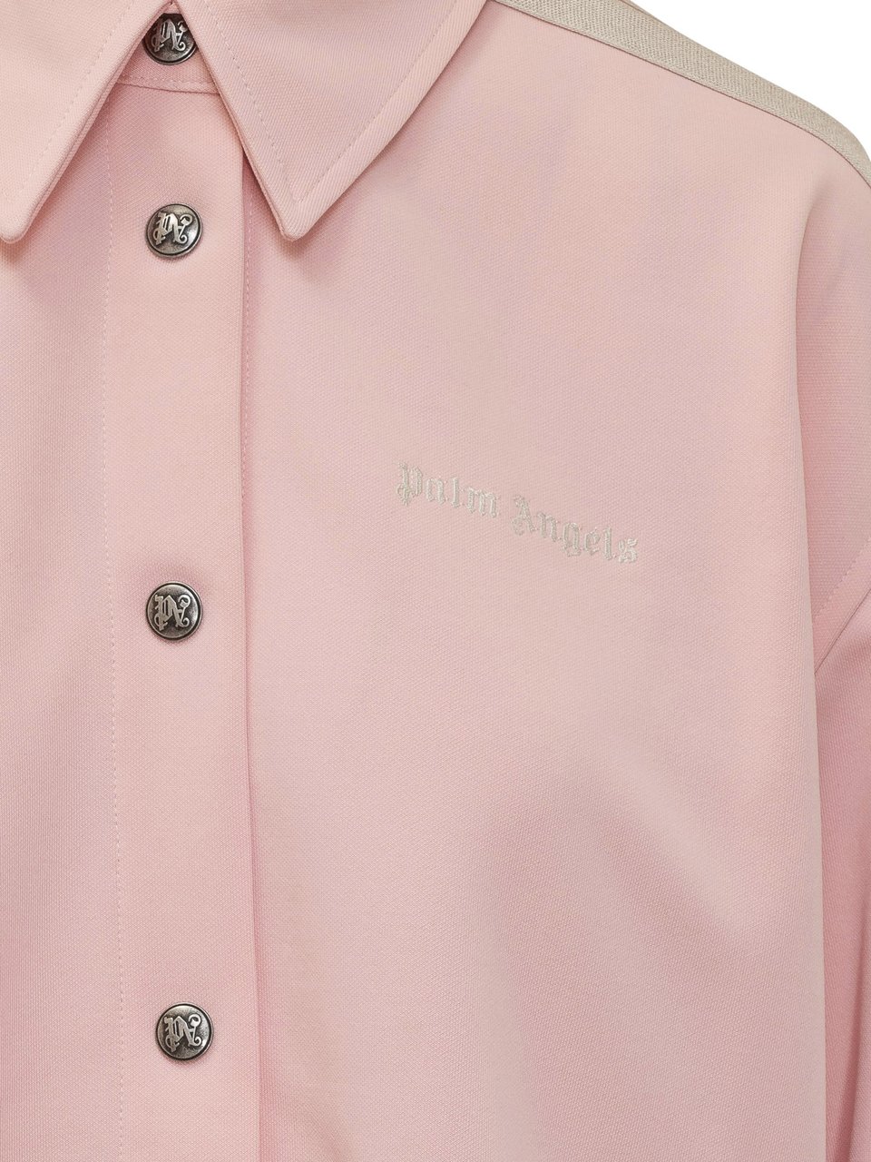 Palm Angels Palm Angels Giacca Rosa con Bande Laterali Roze