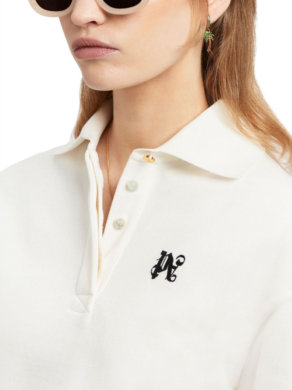 Palm Angels T-Shirts And Polos White Wit