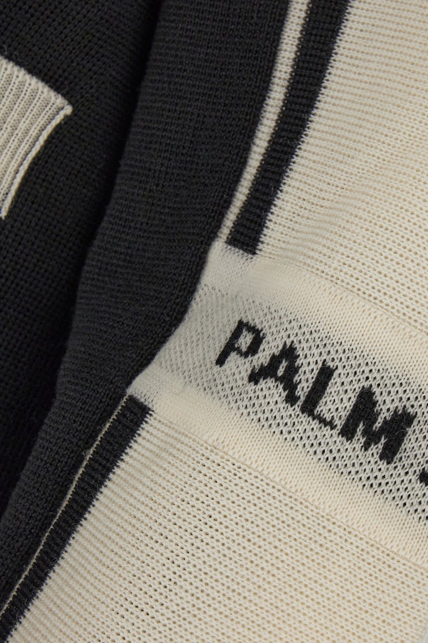 Palm Angels Palm Angels Two-tone wool cardigan Divers