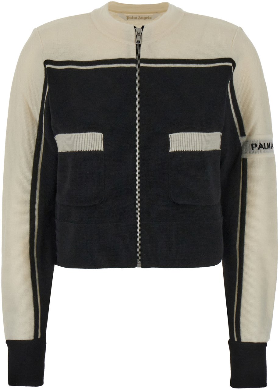Palm Angels Palm Angels Two-tone wool cardigan Divers