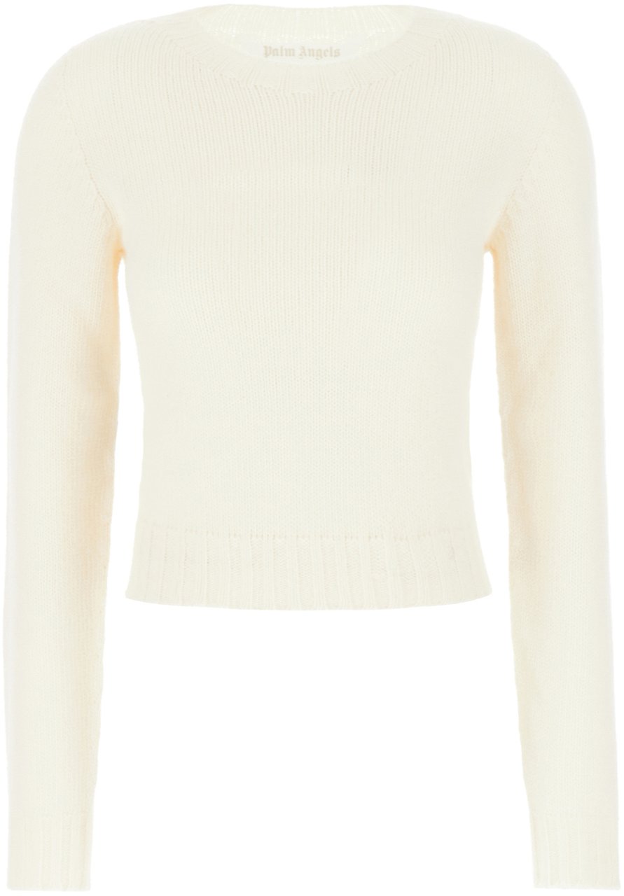 Palm Angels Palm Angels Ivory wool blend sweater Neutraal