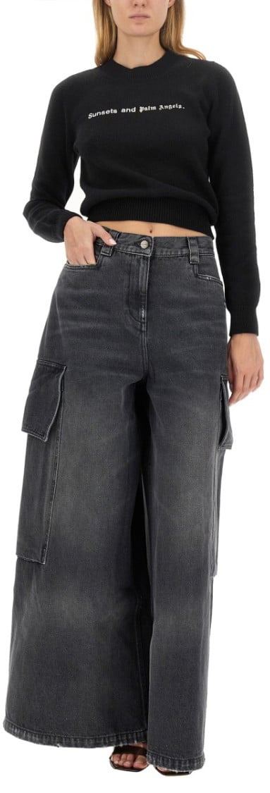 Palm Angels Sunsets Sweater Zwart