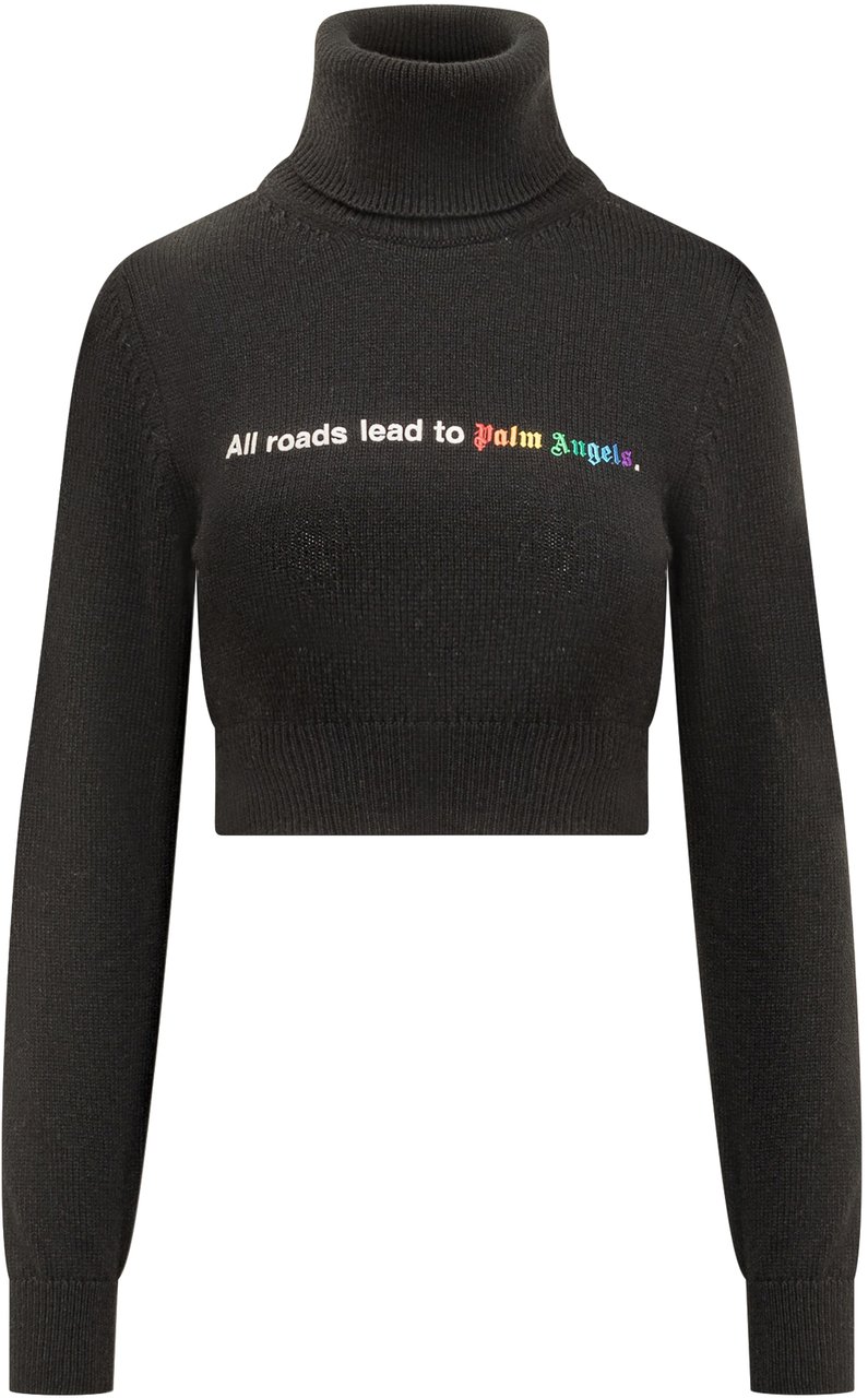 Palm Angels Maglione Dolcevita Zwart
