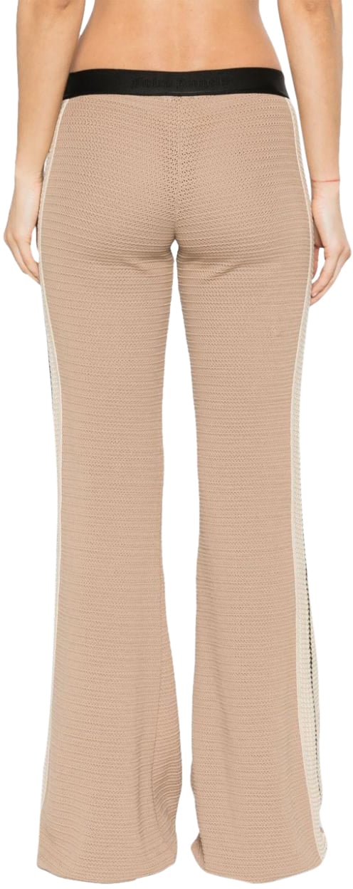 Palm Angels Trousers Beige Beige