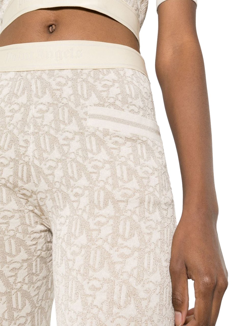 Palm Angels Trousers White Wit