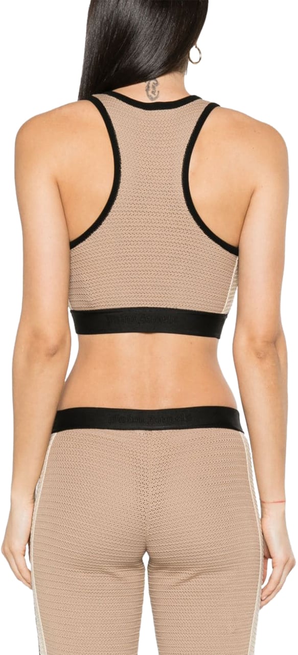 Palm Angels Top Beige Beige