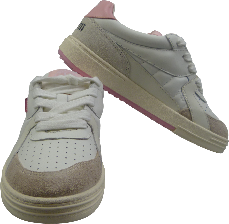 Palm Angels Sneakers University Rosa Wit