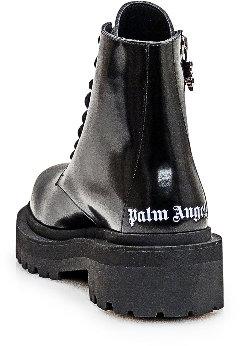 Palm Angels Stivale in Pelle Zwart