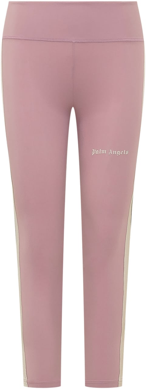 Palm Angels Leggings Sportivi con Banda Laterale e Logo Roze