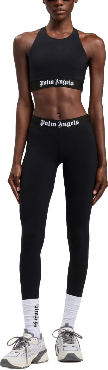 Palm Angels Trousers Nero Zwart