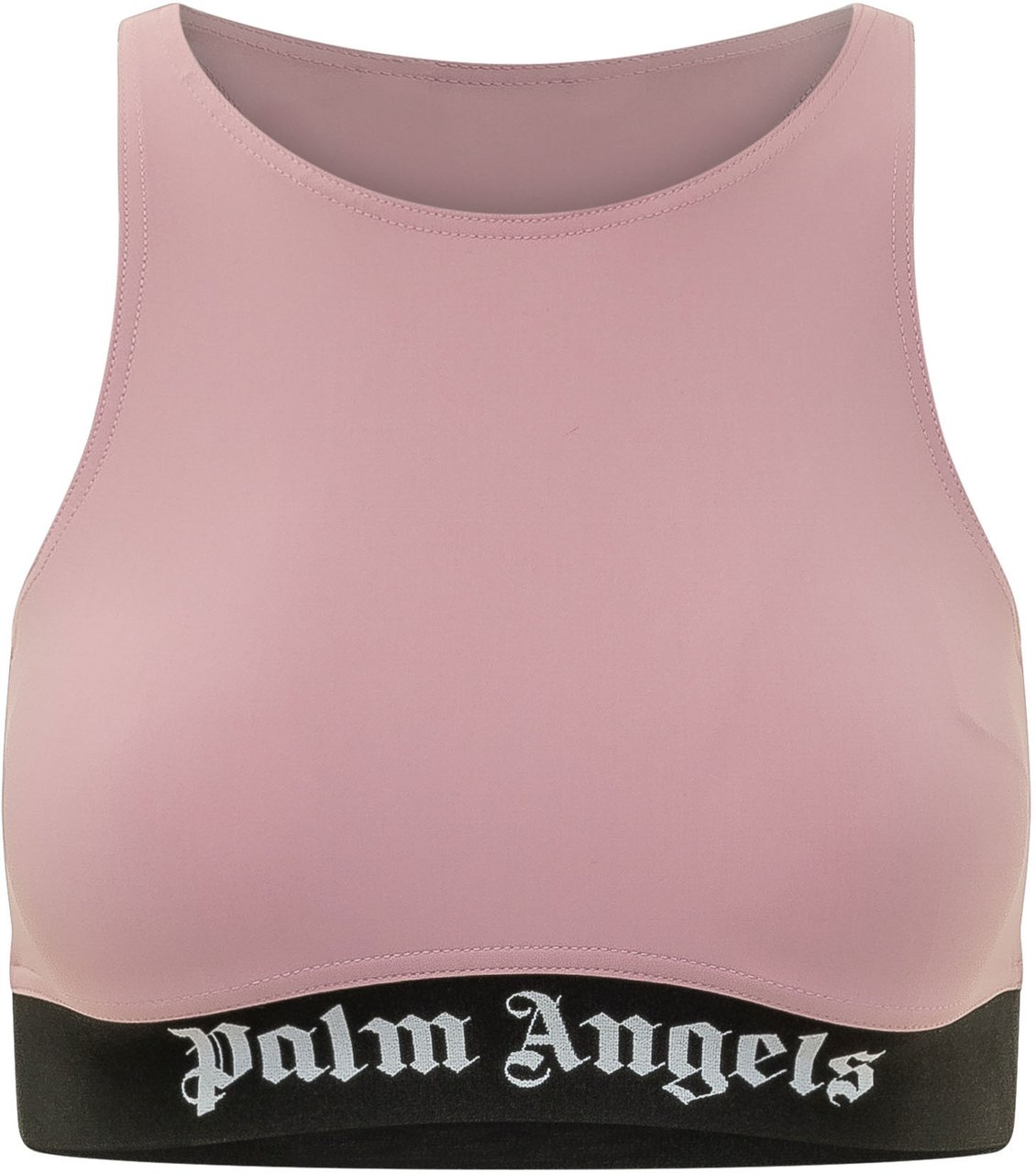 Palm Angels Top Sportivo con Fascia Logo Roze