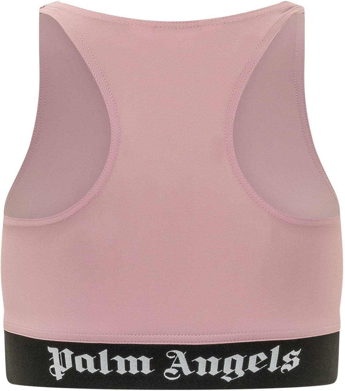 Palm Angels Top Sportivo con Fascia Logo Roze