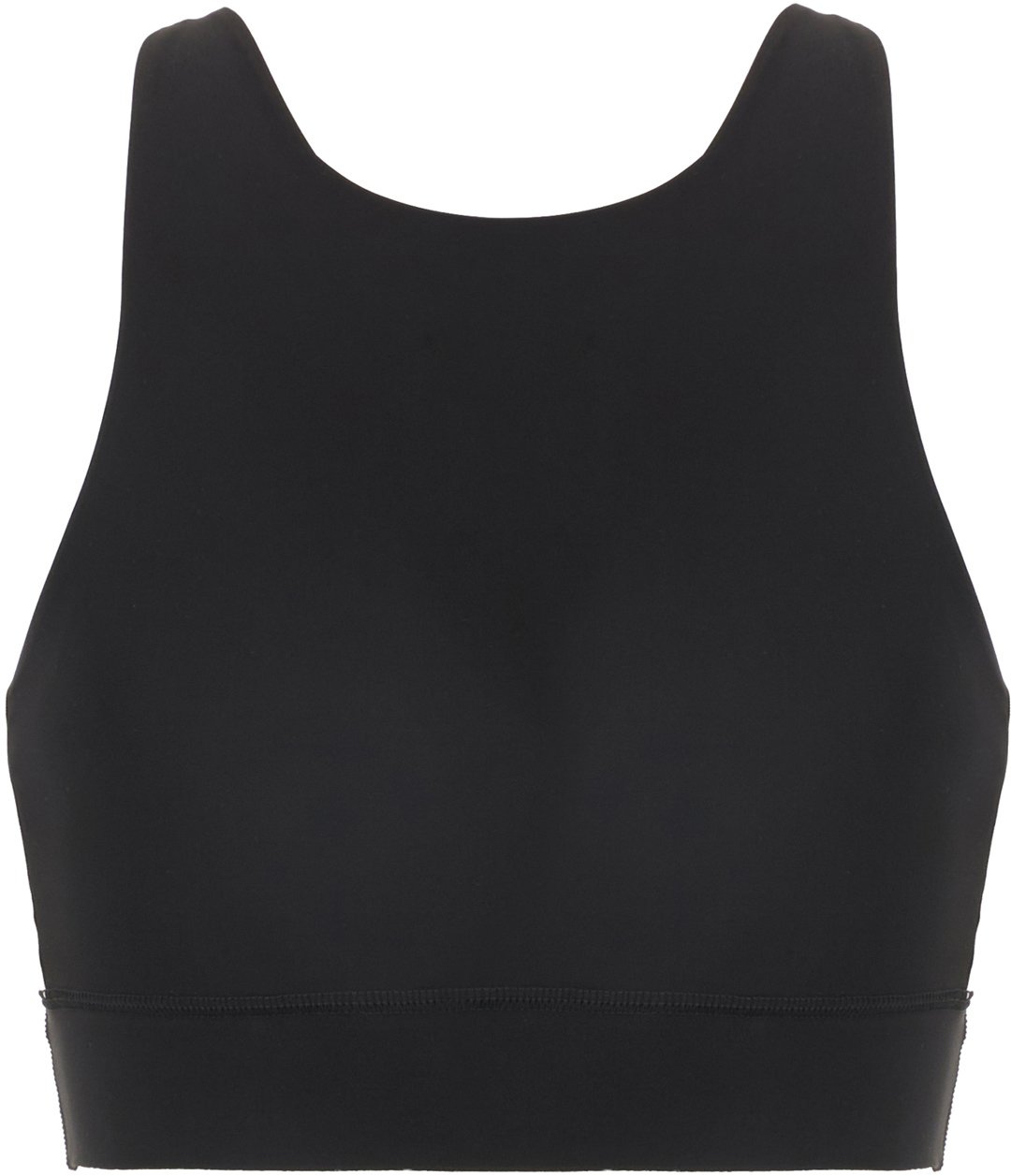 Palm Angels Black stretch nylon top Zwart