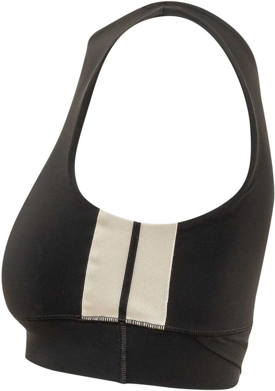 Palm Angels Black stretch nylon top Zwart