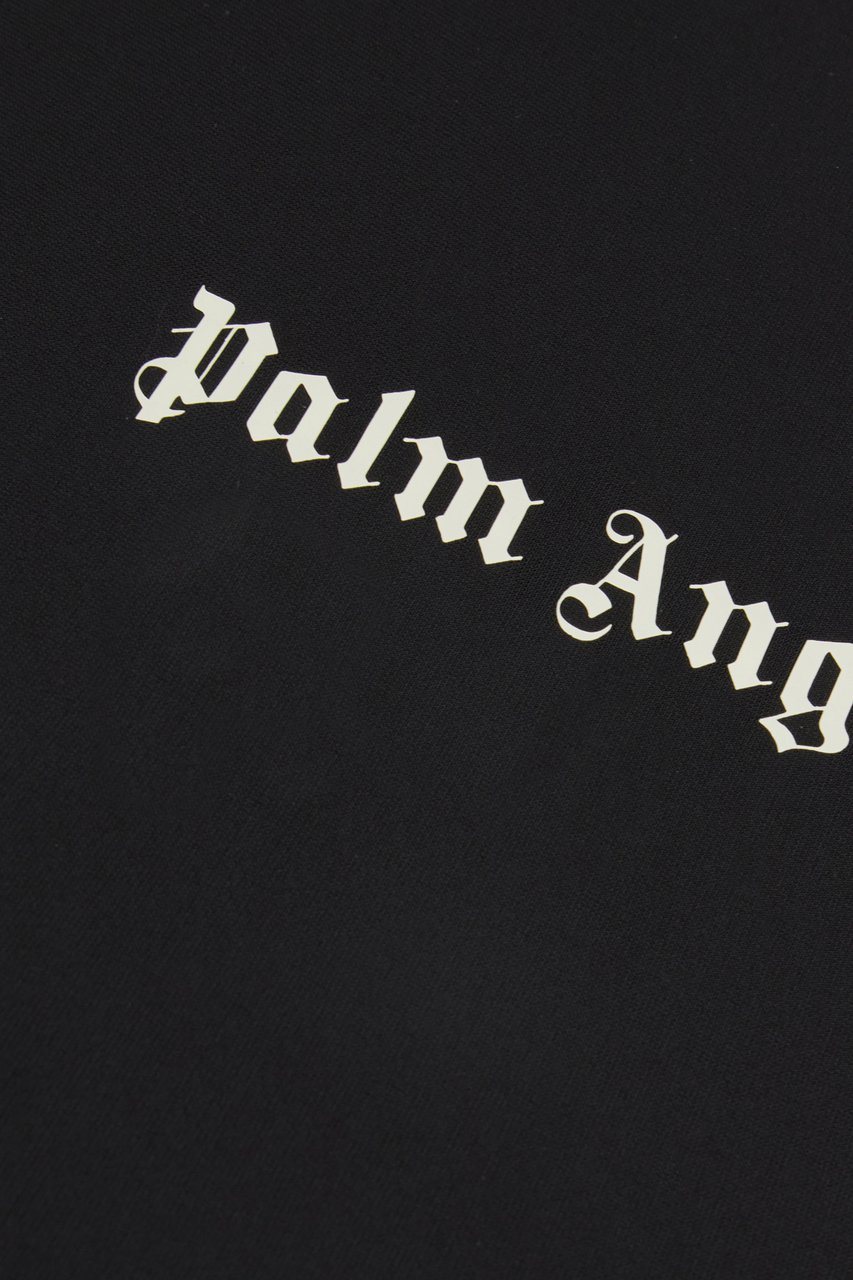 Palm Angels Black stretch nylon top Zwart