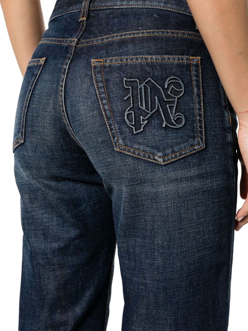 Palm Angels Jeans Blue Blauw