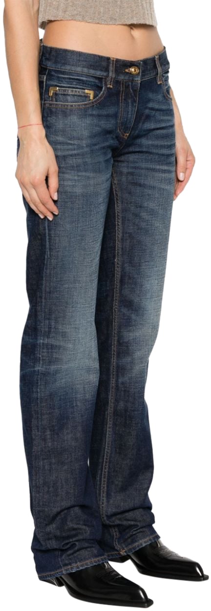 Palm Angels Jeans Blue Blauw