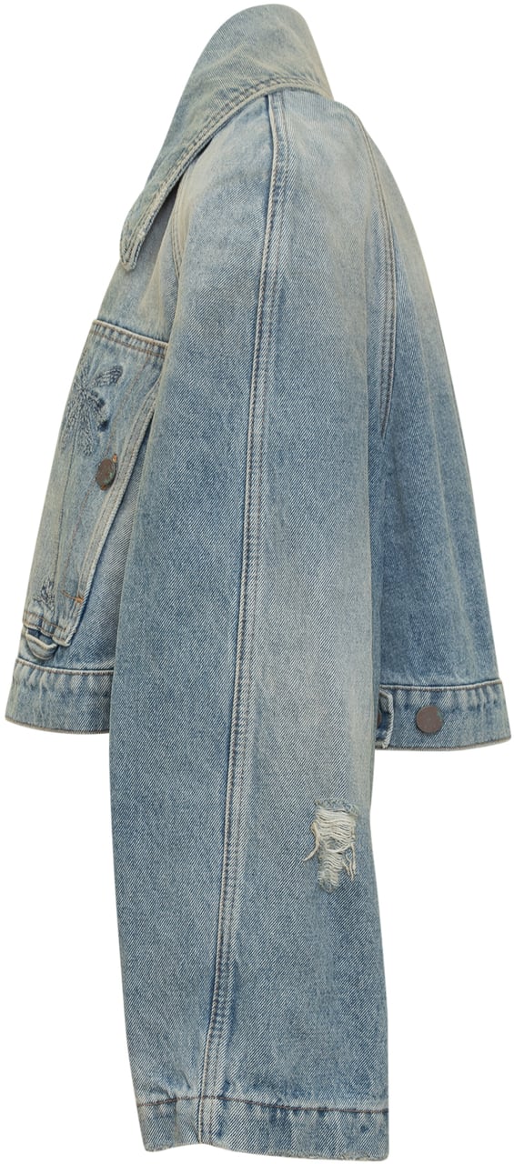 Palm Angels Giacca Paris Blauw