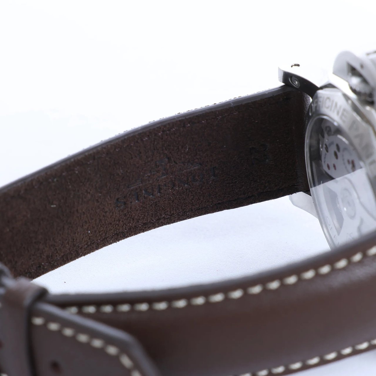 Panerai Luminor 1950 3 DAYS GMT Acciaio PAM00688 OP6950BB1815373 SS AT Watch with Blue Dial Blauw