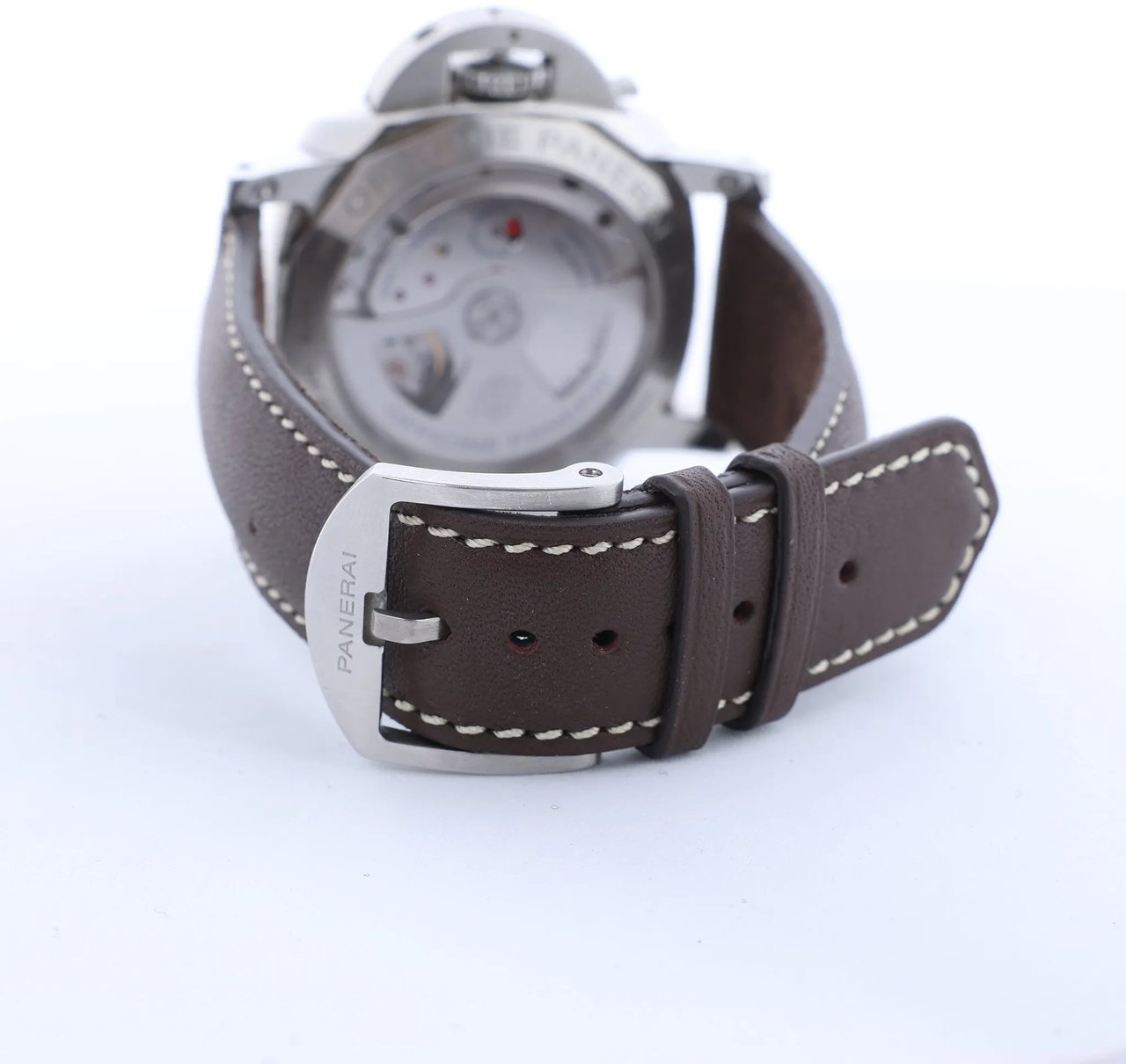 Panerai Luminor 1950 3 DAYS GMT Acciaio PAM00688 OP6950BB1815373 SS AT Watch with Blue Dial Blauw