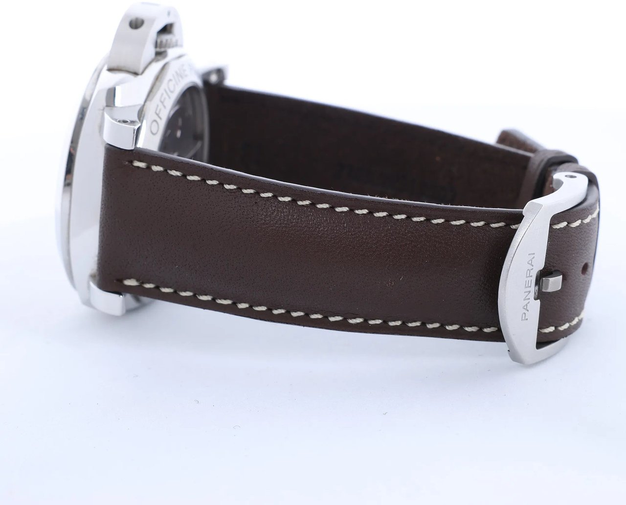 Panerai Luminor 1950 3 DAYS GMT Acciaio PAM00688 OP6950BB1815373 SS AT Watch with Blue Dial Blauw