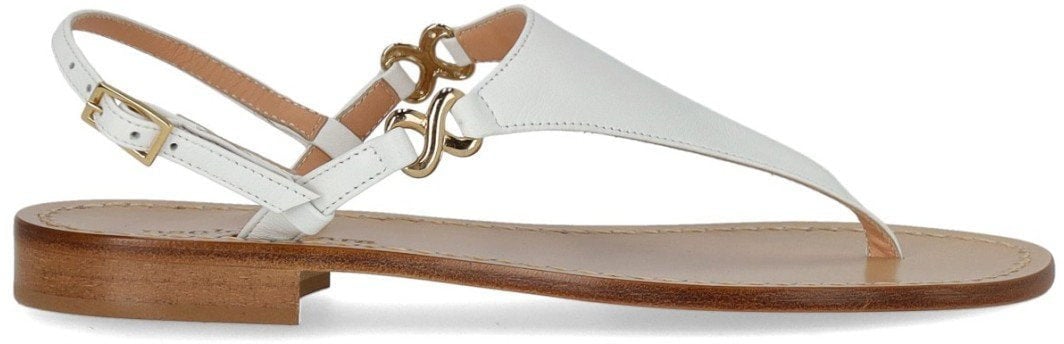 PAOLO FERRARA THONG SANDAL Wit