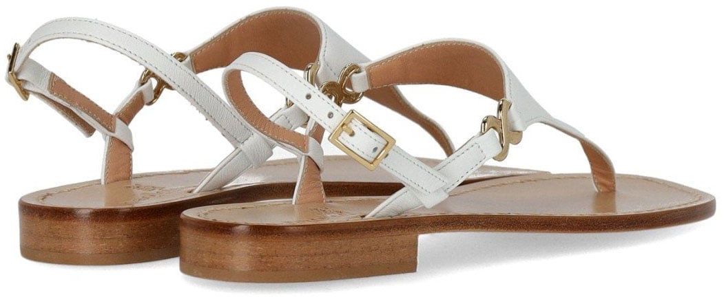 PAOLO FERRARA THONG SANDAL Wit