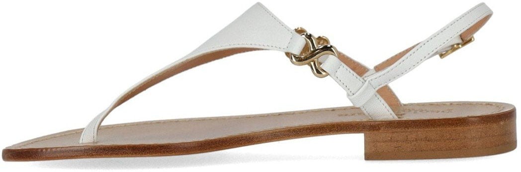 PAOLO FERRARA THONG SANDAL Wit