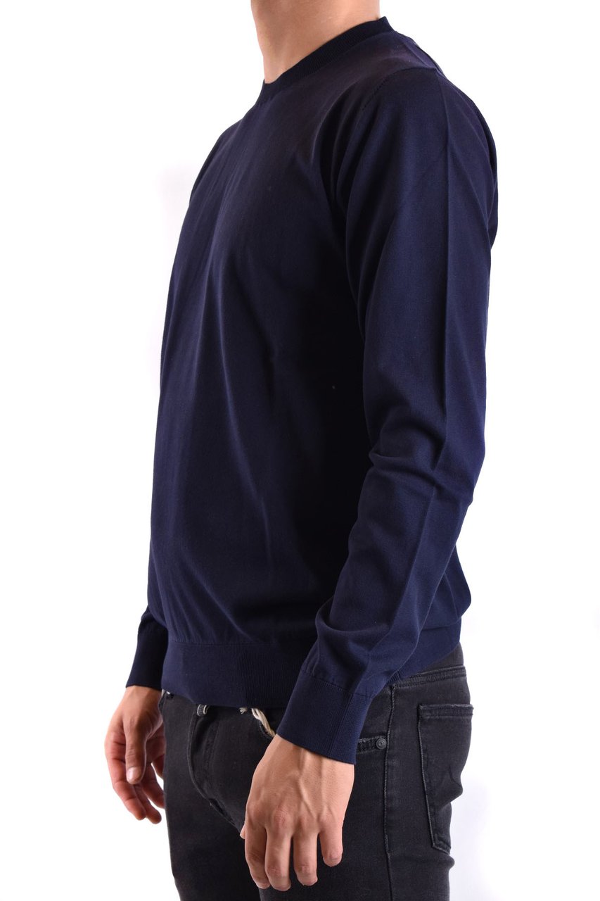 Paolo Pecora Sweaters Blue Blauw