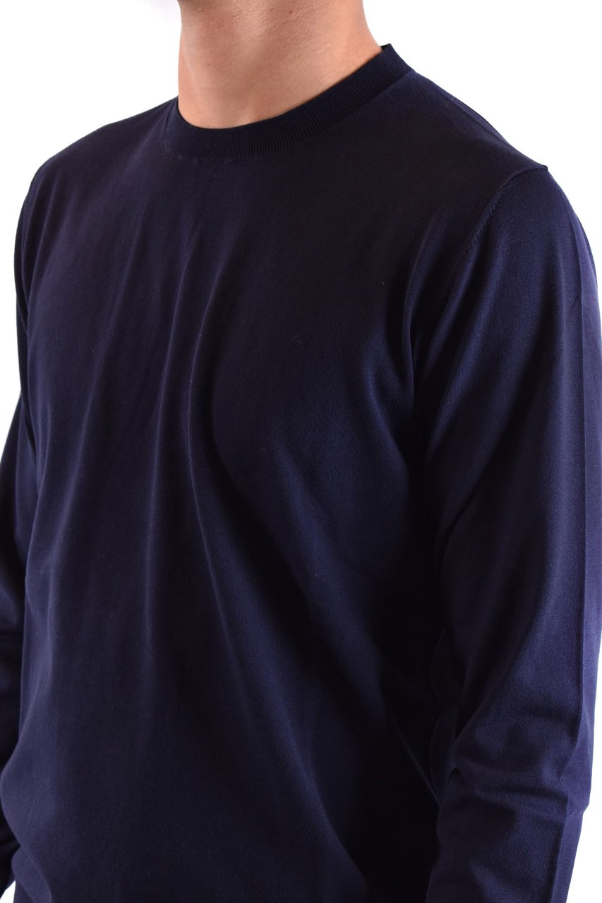 Paolo Pecora Sweaters Blue Blauw