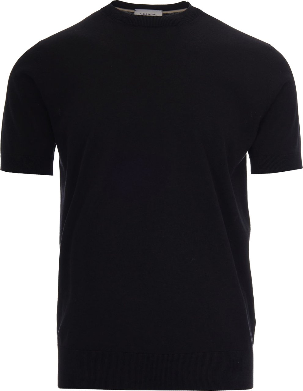 Paolo Pecora T-Shirts And Polos Nero Zwart
