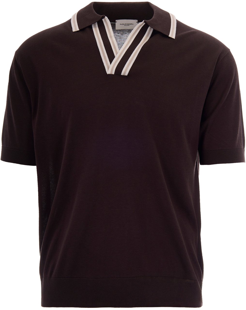 Paolo Pecora T-Shirts And Polos Marrone Bruin