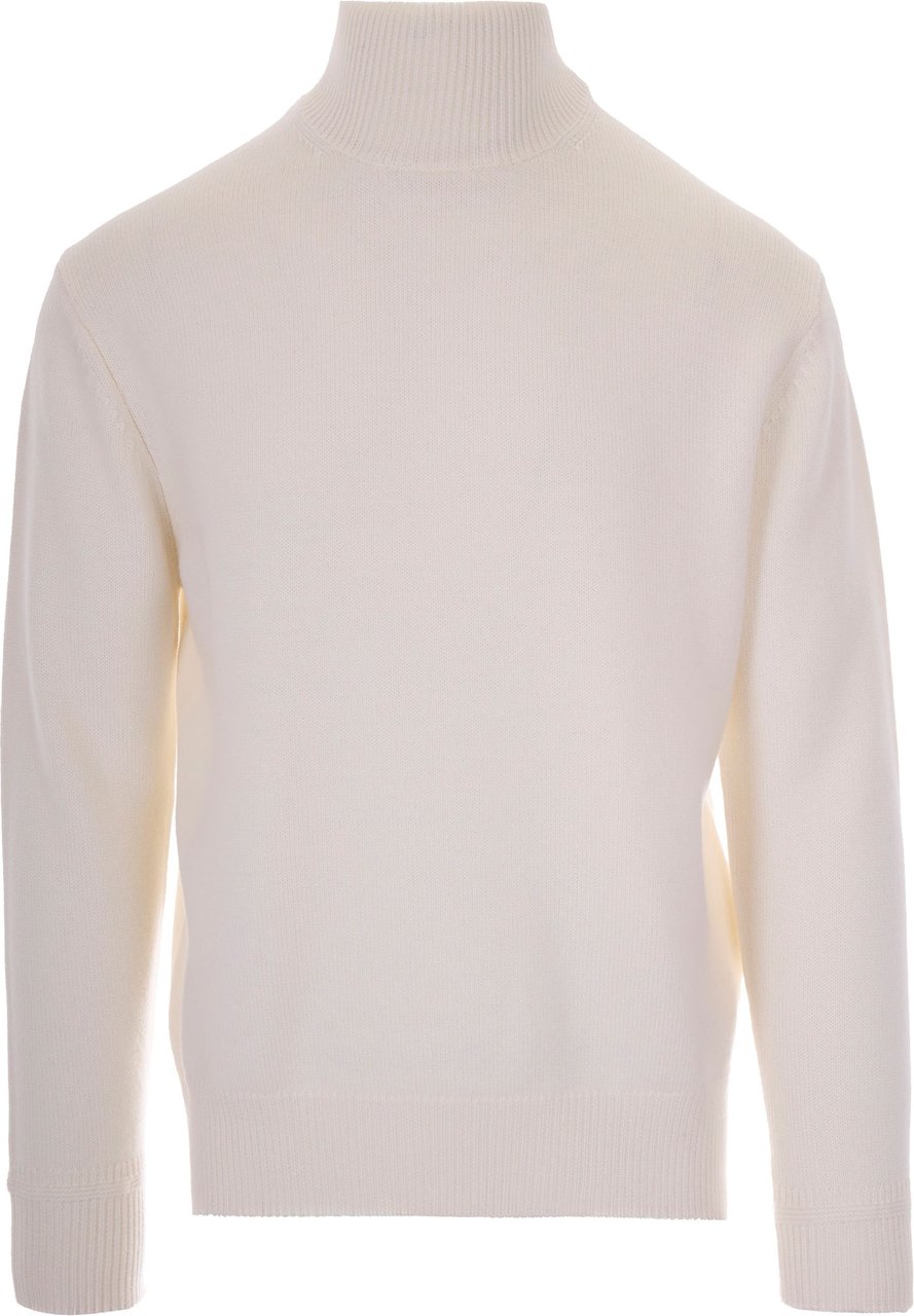 Paolo Pecora Sweaters Panna Wit