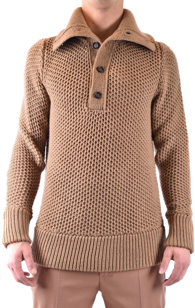 Paolo Pecora Men Knitwear Bruin