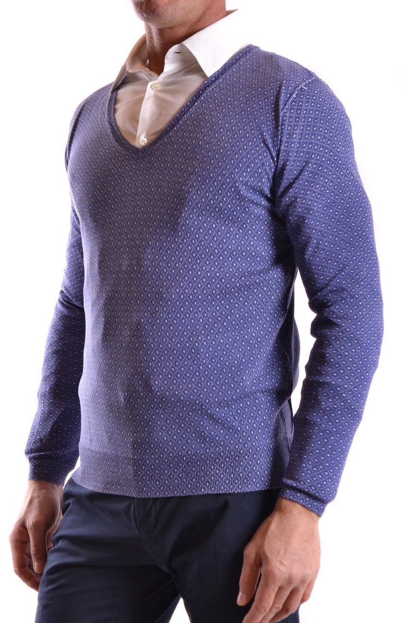 Paolo Pecora Men Knitwear Blauw