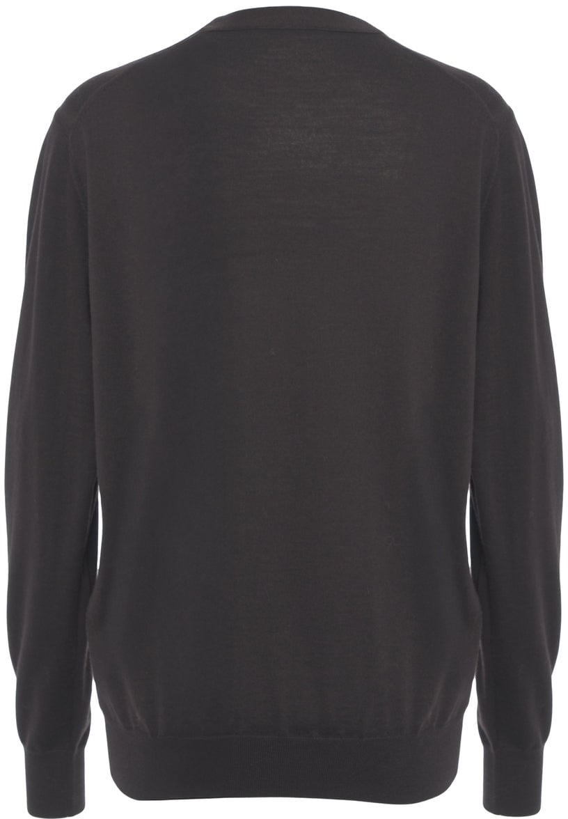 Paolo Pecora Virgin wool sweater Bruin
