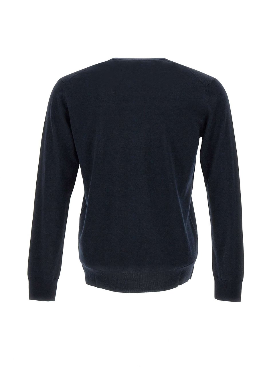 Paolo Pecora Sweaters Blue Blauw