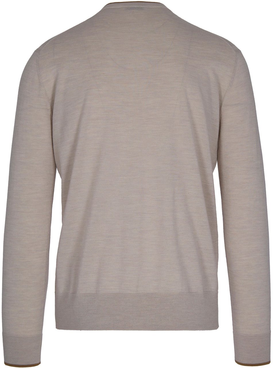 Paolo Pecora Sweaters Bco Panna Wit