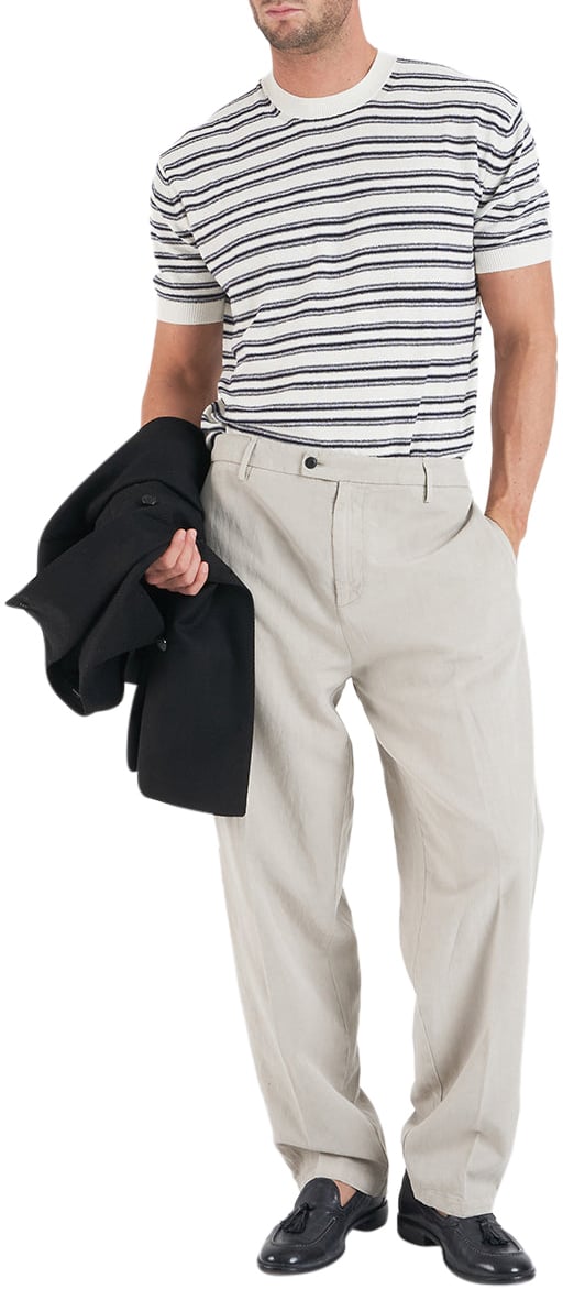 Paolo Pecora Striped t-shirt Beige