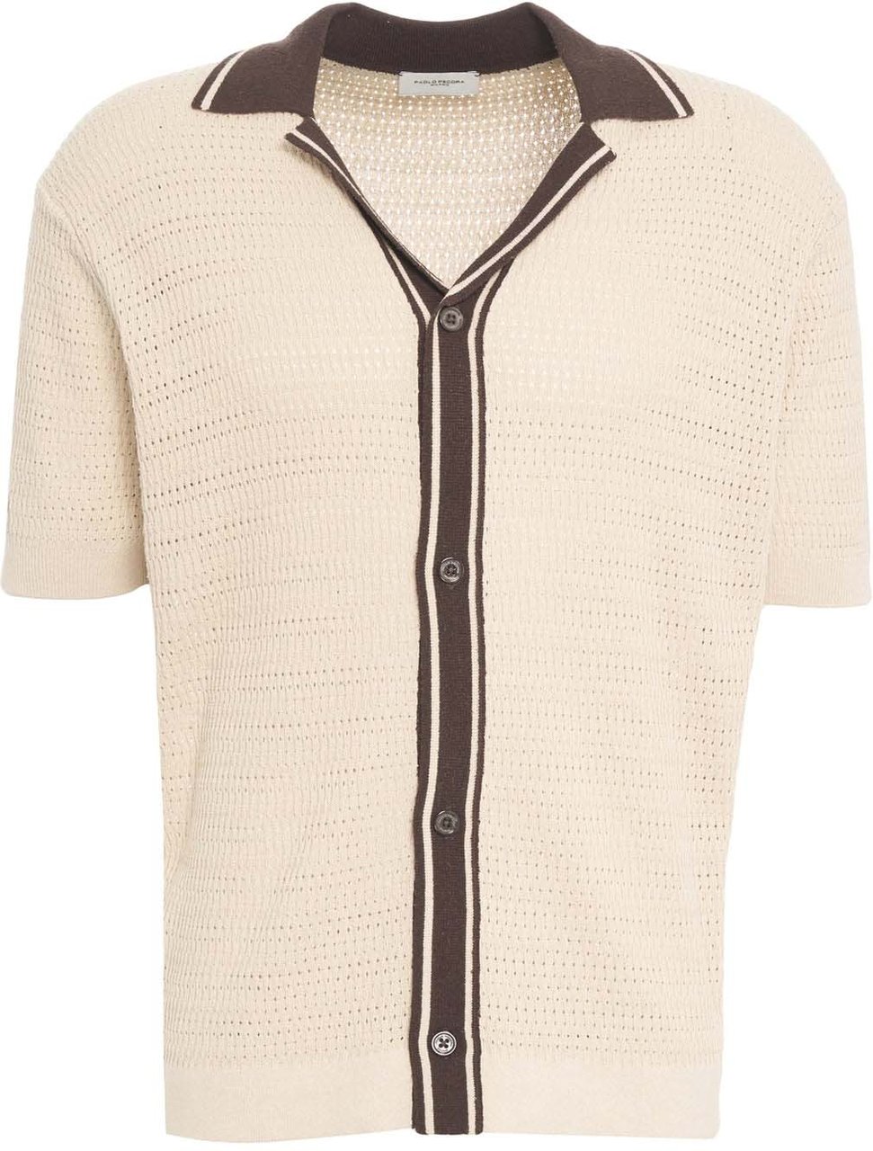 Paolo Pecora Silk shirt Bruin