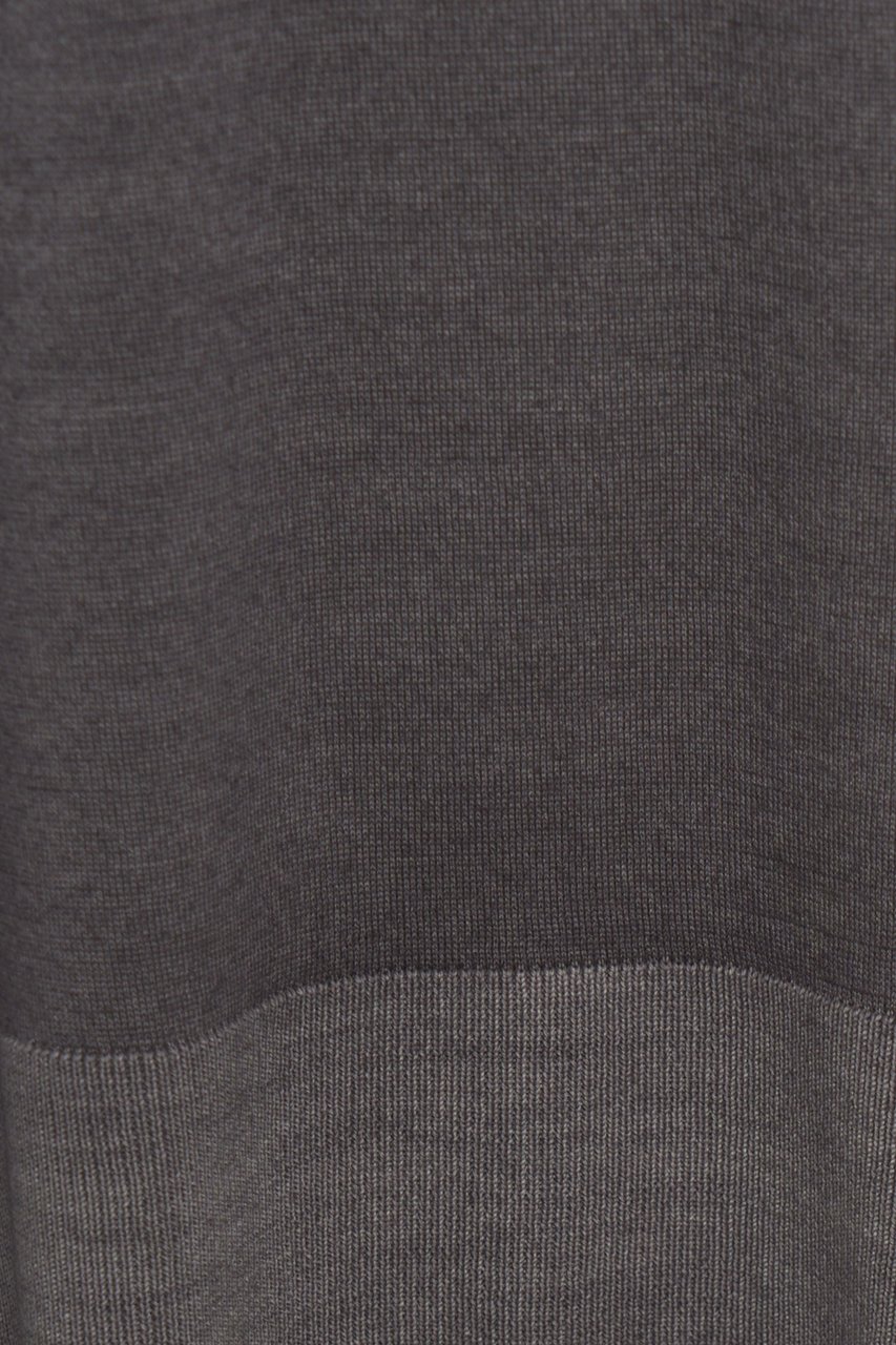 Paolo Pecora Pullover with stand-up collar Beige