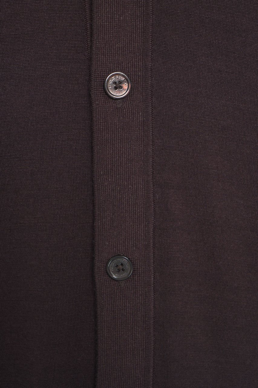 Paolo Pecora Knitted shirt Bruin